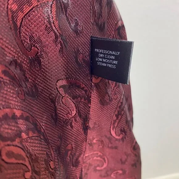 Anne Klein Women's 100% Wool Black Long Coat Size 8 Button Down - Picture 11 of 11